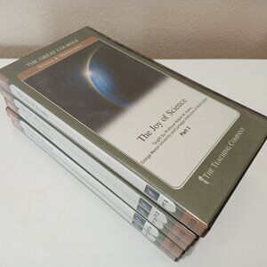 Great Courses The Joy Of Science Course Guidebook and Part 1-5 DVD Sets